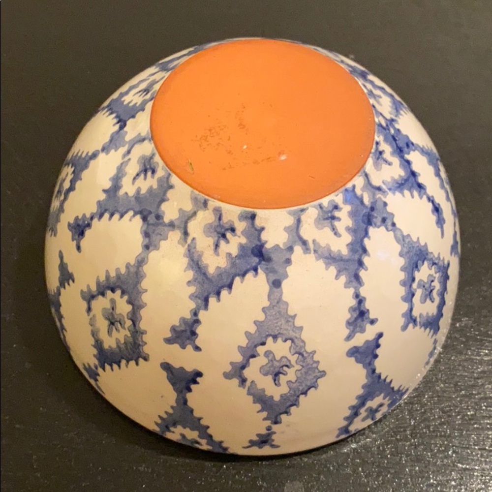 Portuguese Clay Pottery olive bowl